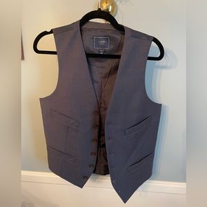 J. Crew Suit Vest - Heather Navy